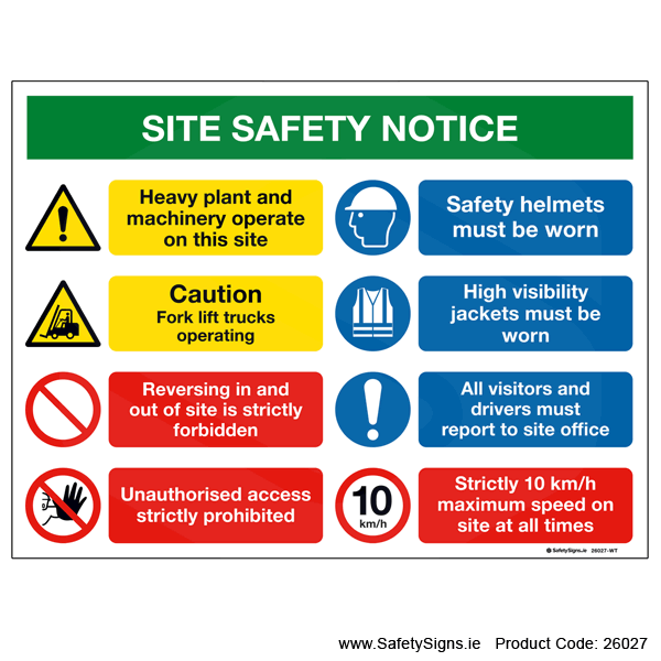 Site Safety Notice - 26027