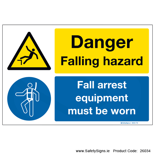 Falling Hazard - 26034