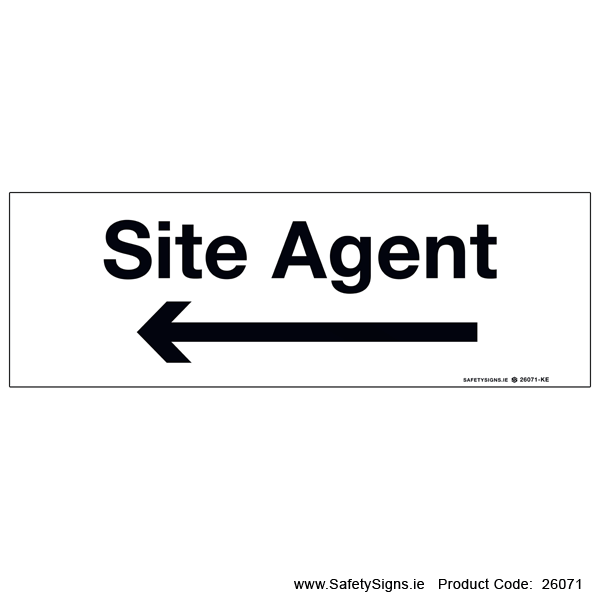 Site Agent - Arrow Left - 26071