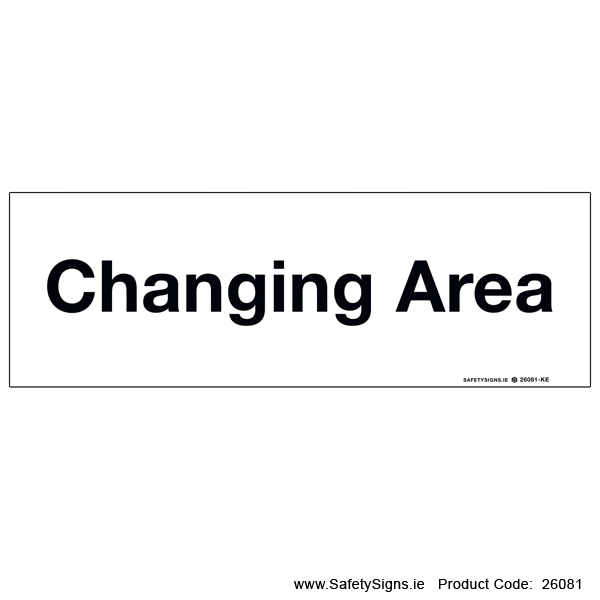 Changing Area - 26081
