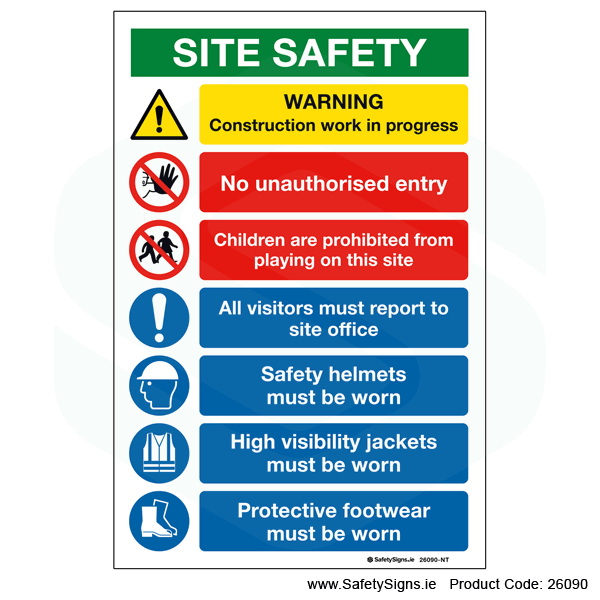Site Safety Notice - 26090