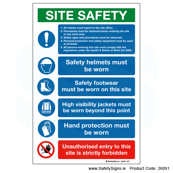 Site Safety Notice - 26091