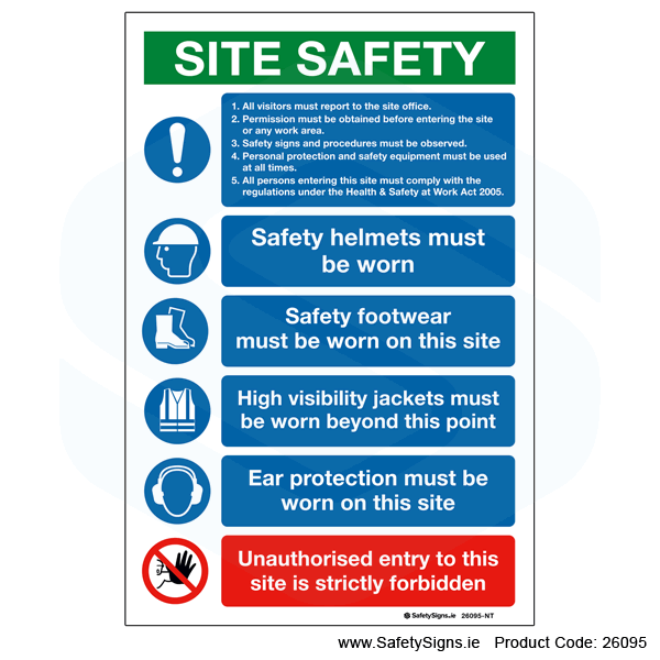 Small Site Safety Notice - 26095