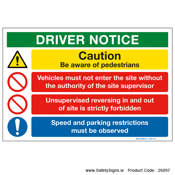 Driver Notice - 26097