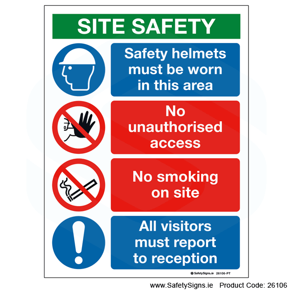 Small Site Safety Notice - 26106