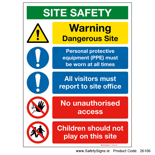 Site Safety Notice - 26106