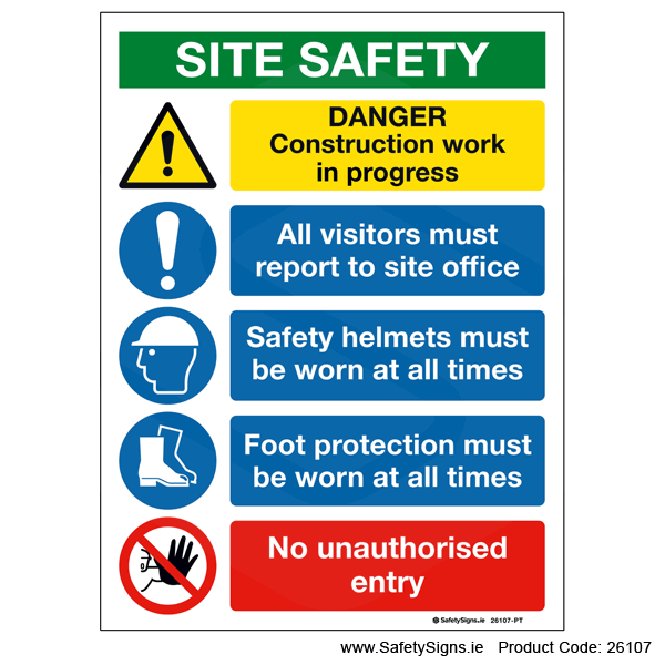 Small Site Safety Notice - 26107