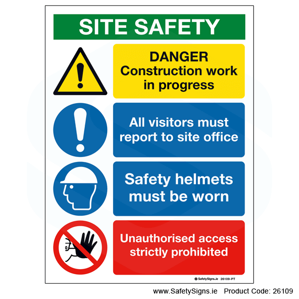 Small Site Safety Notice - 26109