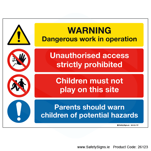 Site Safety Notice - 26123