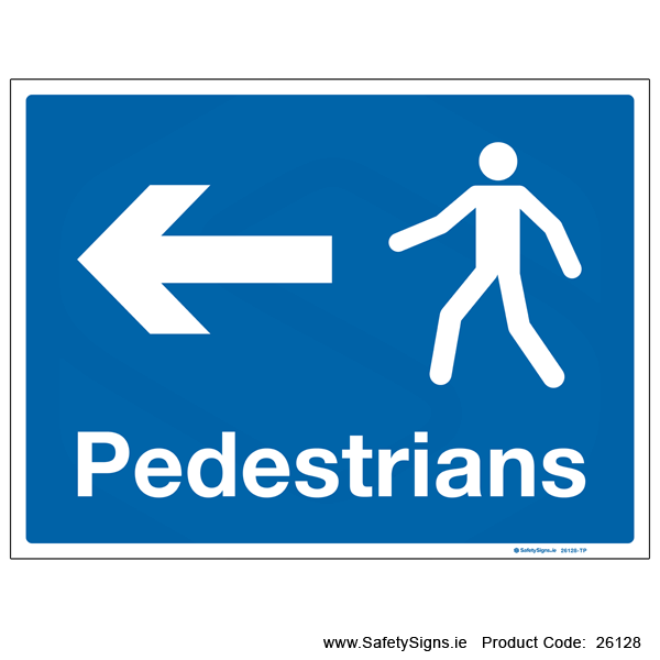 Pedestrians - Arrow Left - 26128