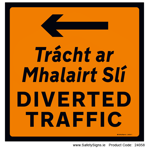 Diverted Traffic - Left - WK091 - 24058