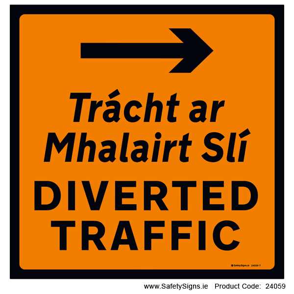 Diverted Traffic - Right - WK091 - 24059