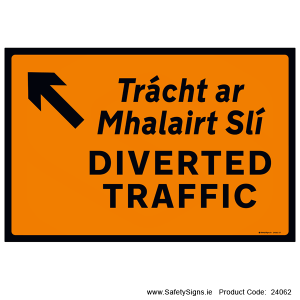 Diverted Traffic - Ahead Left - WK091 - 24062