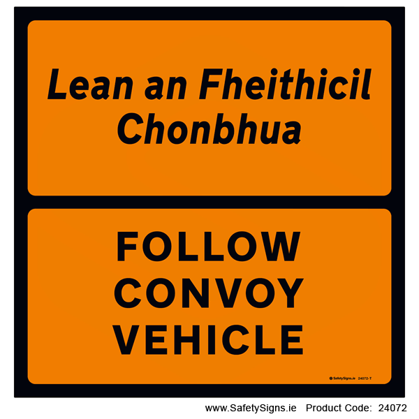 Follow Convoy Vehicle - WK099 - 24072