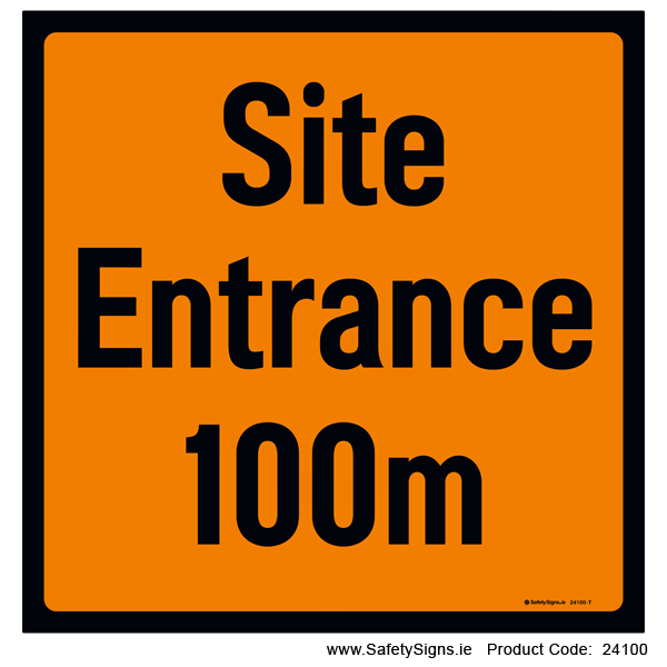 Site Entrance - 100m - 24100