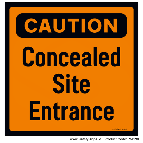 Concealed Site Entrance - 24130