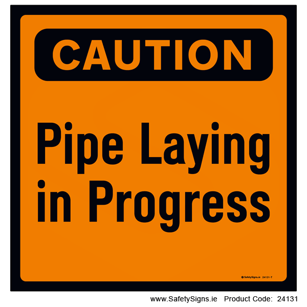 Pipe Laying in Progress - 24131