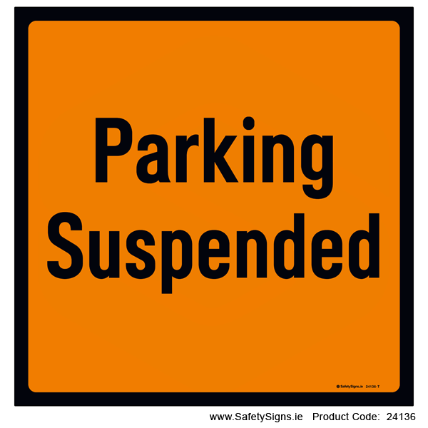 Parking Suspended - 24136