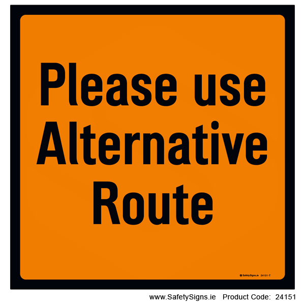 Use Alternative Route - 24151