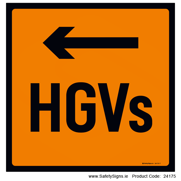 HGVs - Arrow Left - 24175