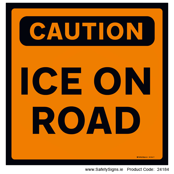 Ice on Road - 24184