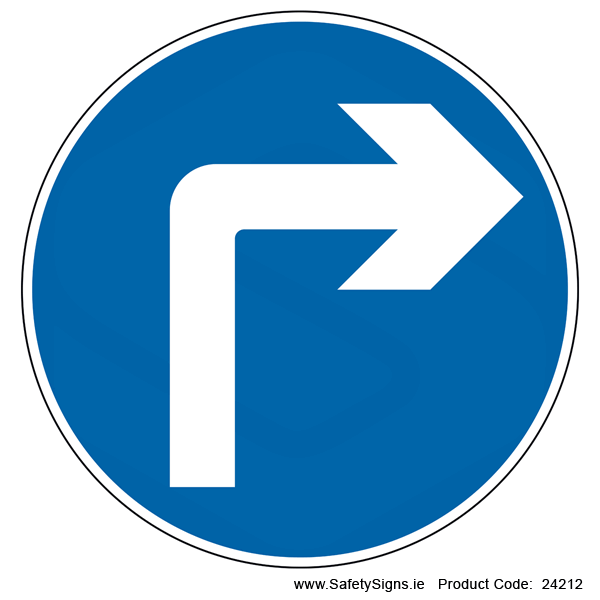 Turn Right Ahead - RUS008 (Circular) - 24212