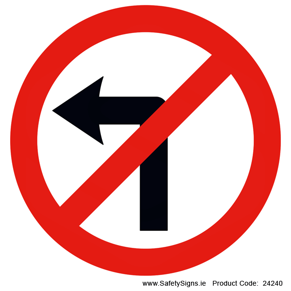 No Left Turn - RUS013 (Circular) - 24240