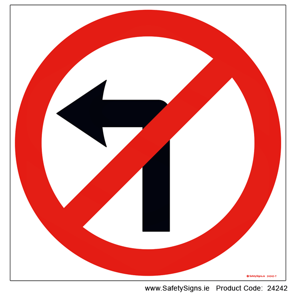 No Left Turn - RUS013 - 24242