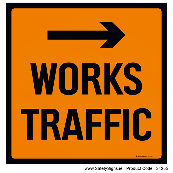 Works Traffic - Arrow Right - 24255