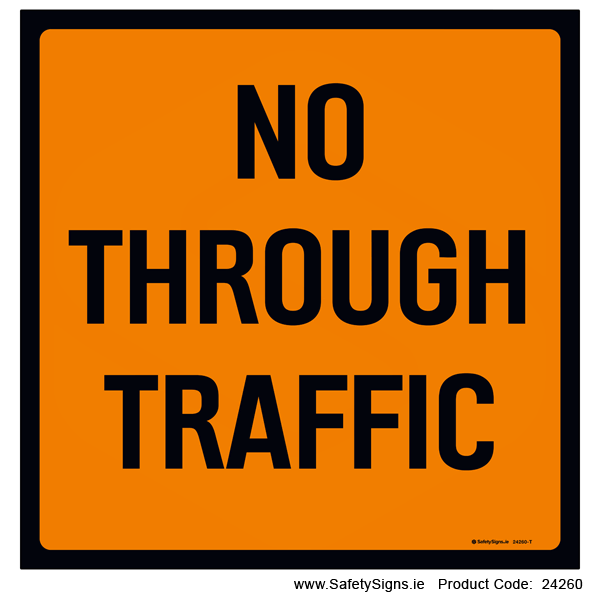 No Through Traffic - 24260