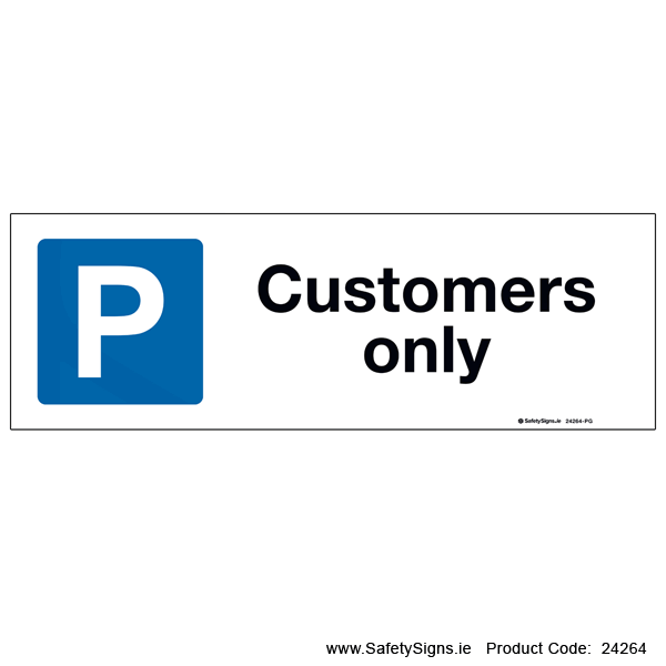 Parking - Customers Only - 24264