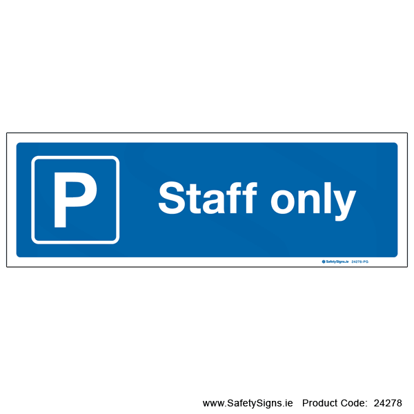 Parking - Staff Only - 24278