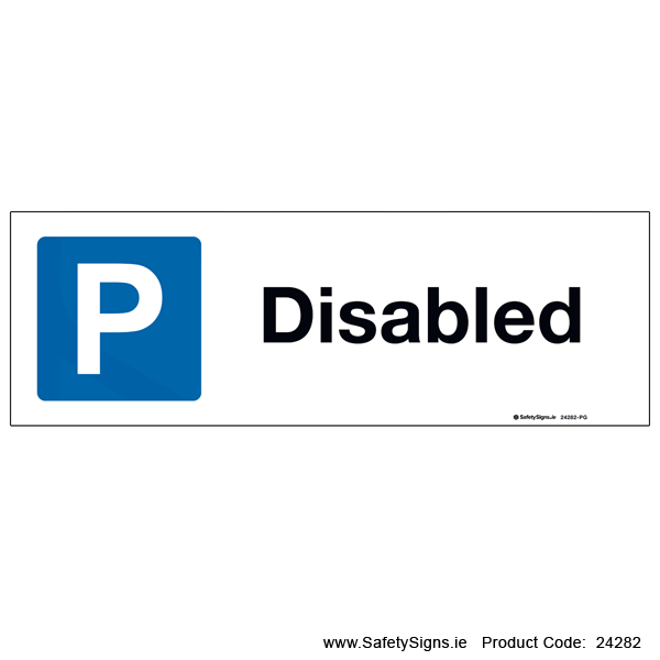 Parking - Disabled - 24282
