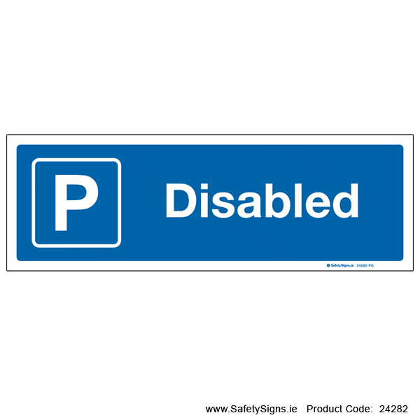 Parking - Disabled - 24282