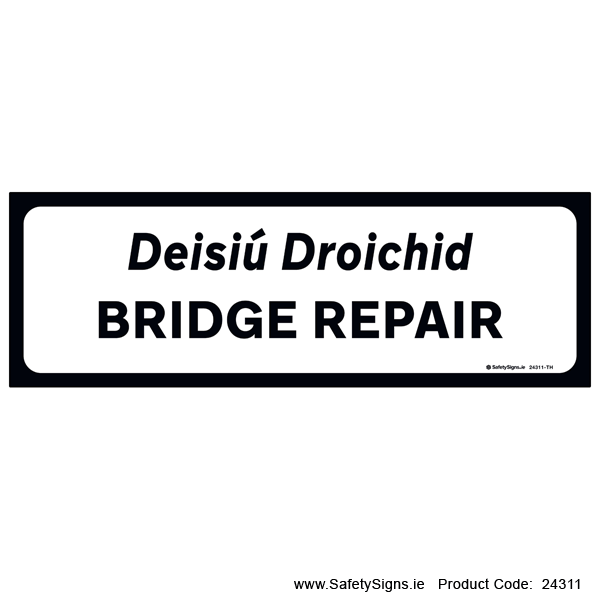 Supplementary Plate - Bridge Repair - P082 - 24311