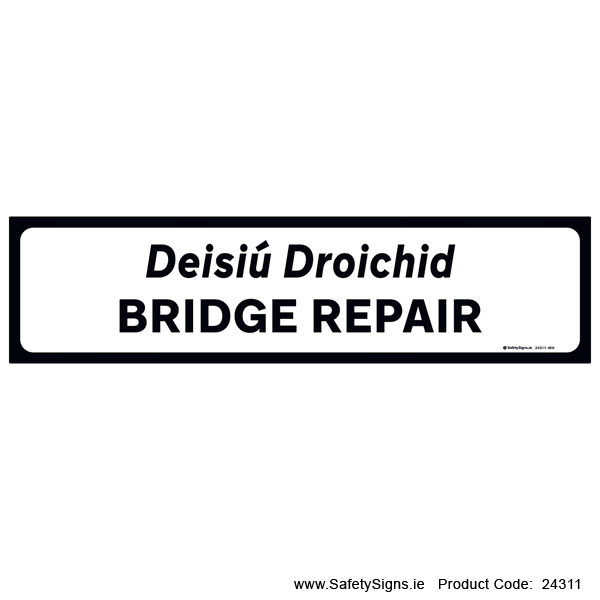 Supplementary Plate - Bridge Repair - P082 - 24311