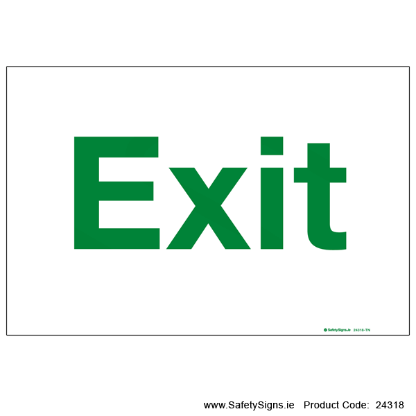 Exit - 24318