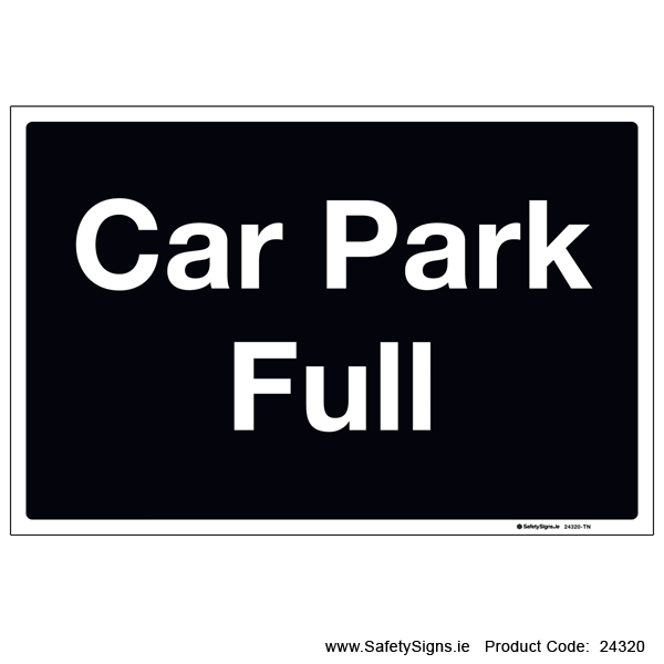 Car Park Full - 24320