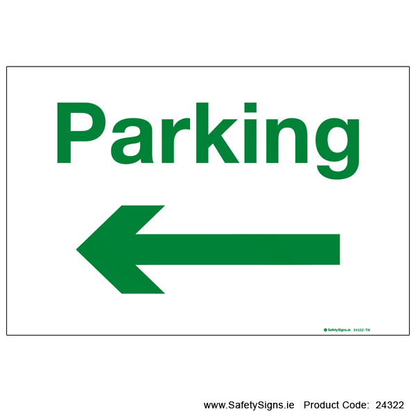 Parking - Arrow Left - 24322