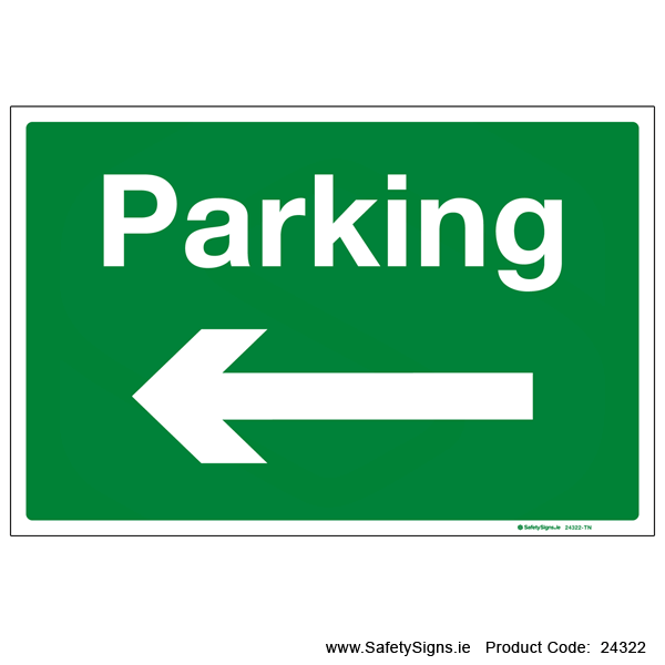Parking - Arrow Left - 24322