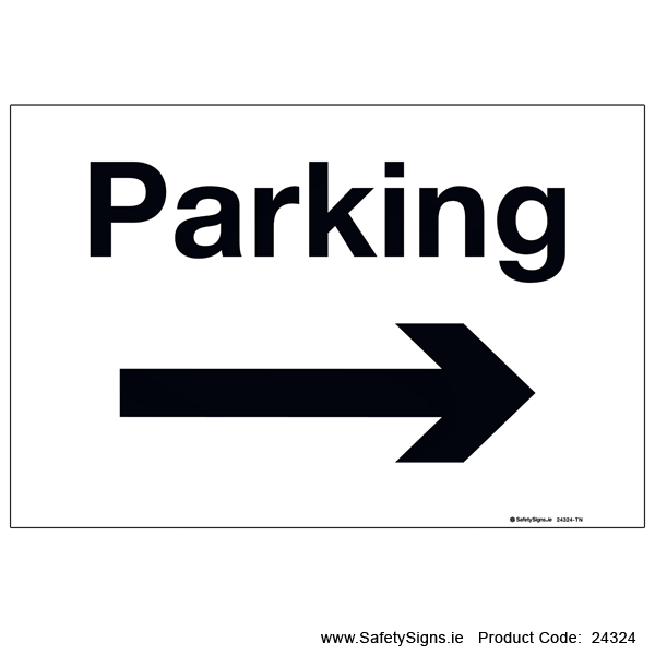 Parking - Arrow Right - 24324