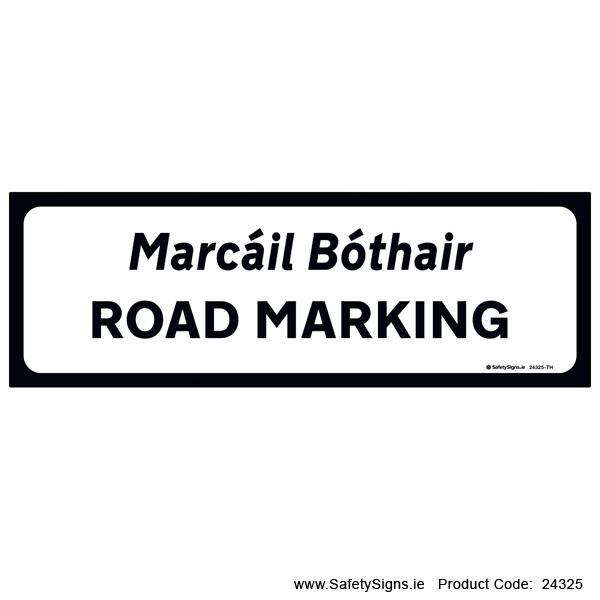 Supplementary Plate - Road Marking - P082 - 24325