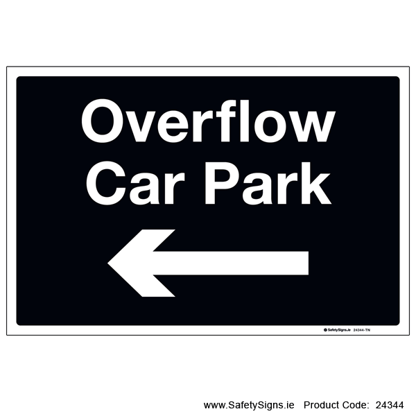 Overflow Car Park - Arrow Left - 24344