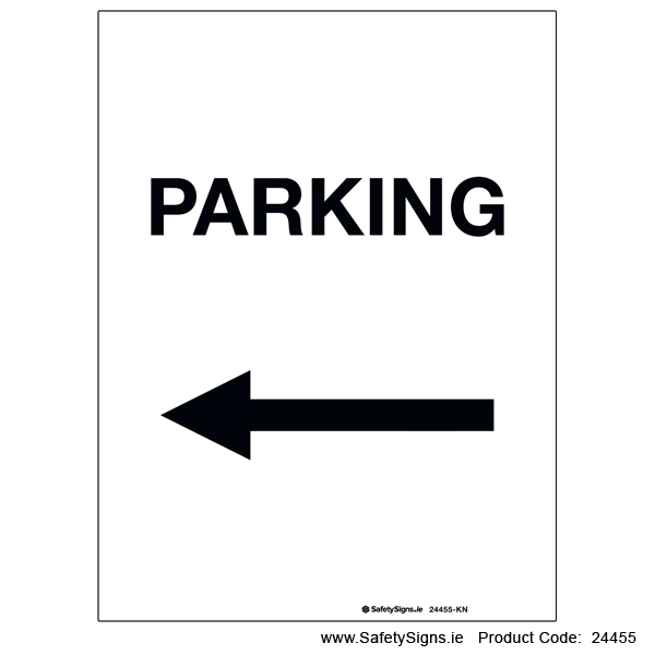Parking - Arrow Left - 24455