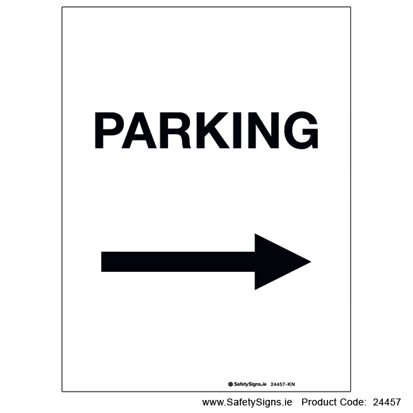 Parking - Arrow Right - 24457