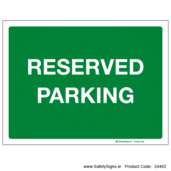 Reserved Parking - 24462