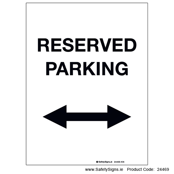 Reserved Parking - Left and Right - 24469
