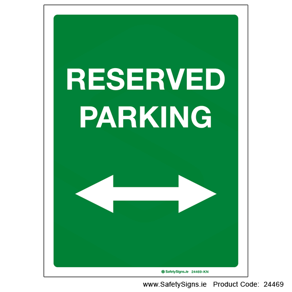 Reserved Parking - Left and Right - 24469