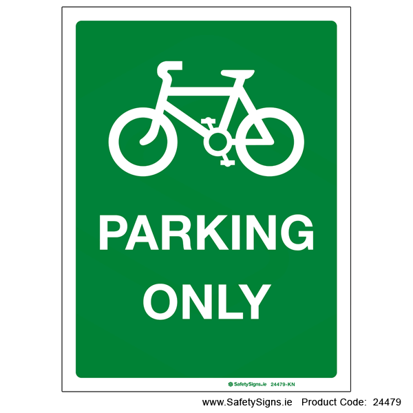 Bicycle Parking Only - 24479