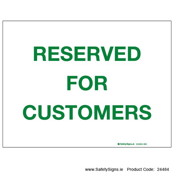 Reserved for Customers - 24484